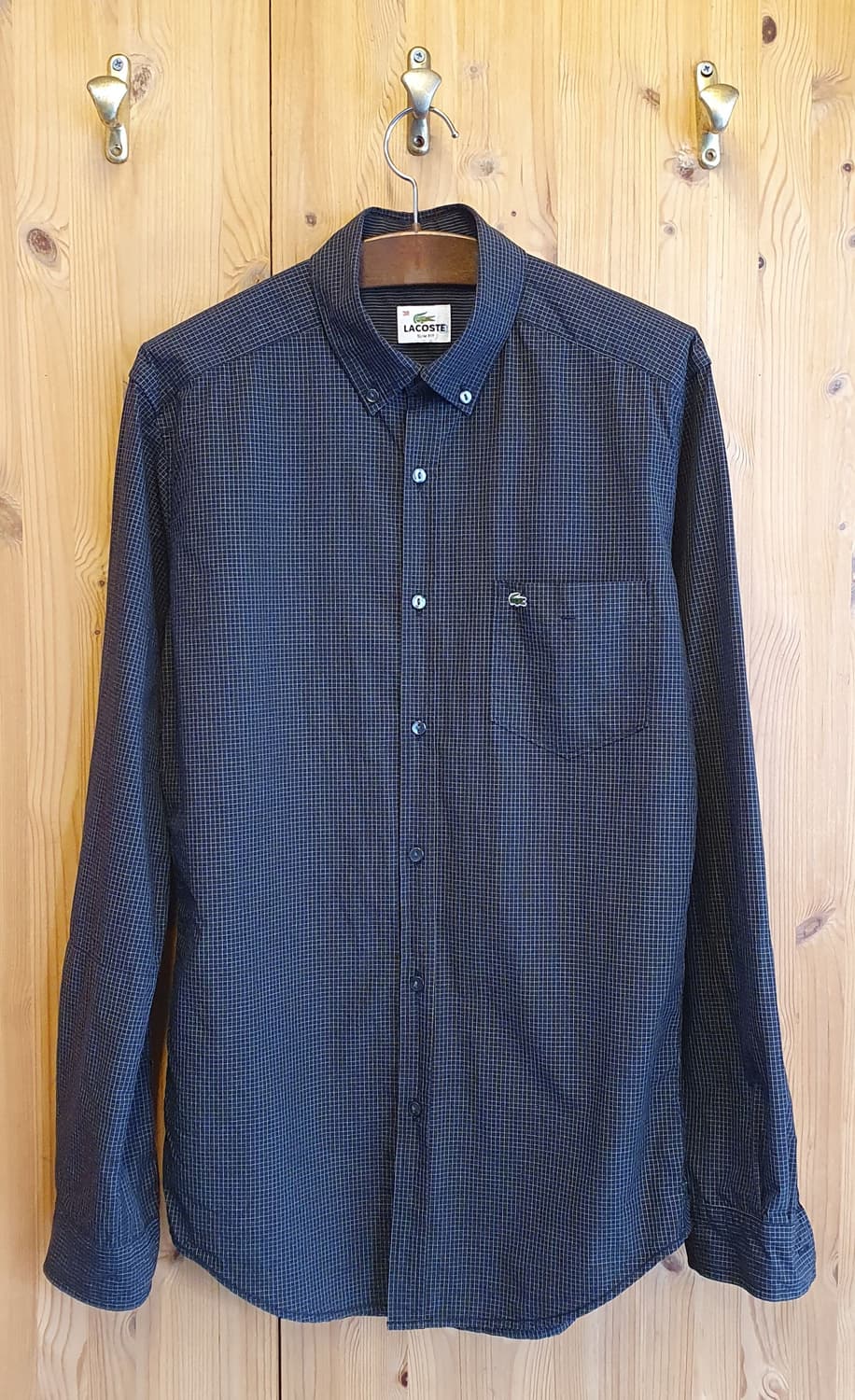 95.라코스테 체크셔츠 상품이미지1