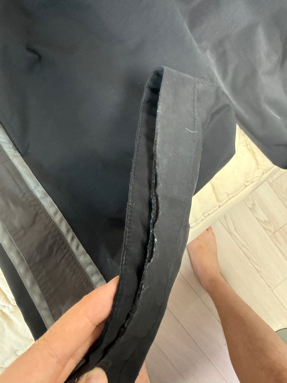 [3] 폴리테루 정규 트랙 팬츠 블랙 상품이미지2