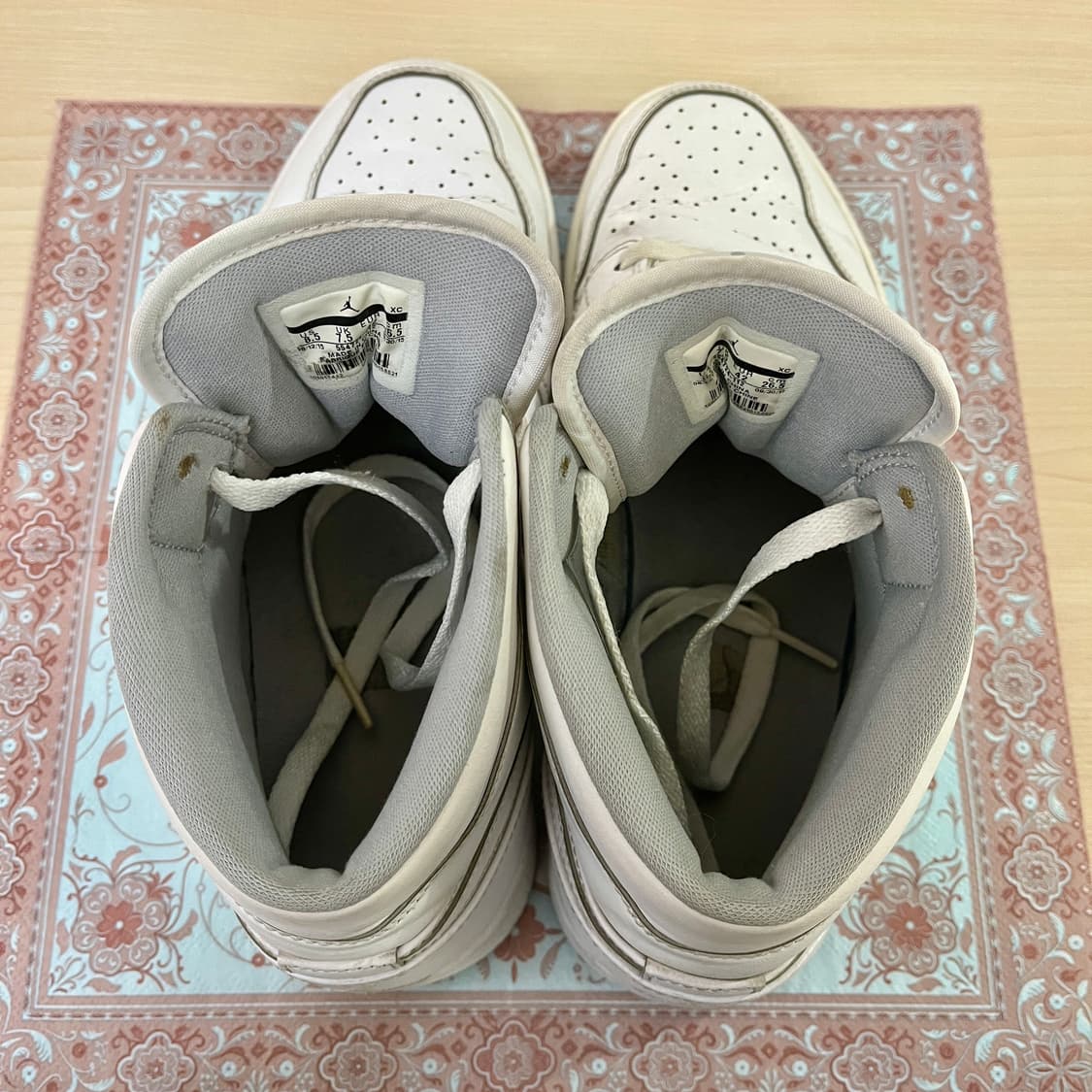 조던1 2016 화이트 울프 그레이(265) 상품이미지7