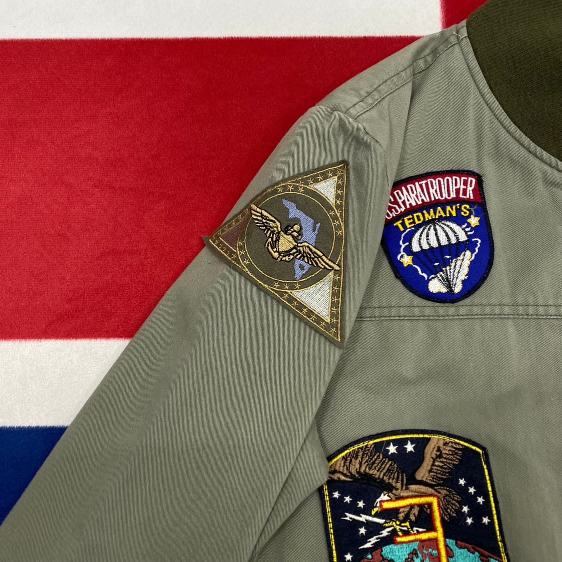 빈티지 패치 자켓 M  상품이미지4