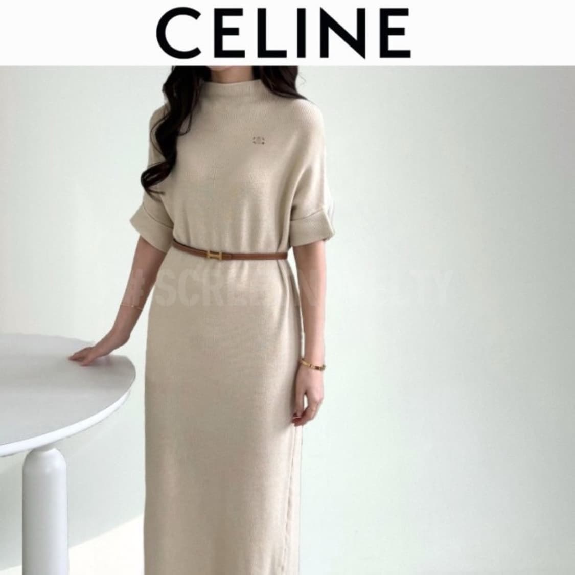 셀린느 반목 니트 원피스 상품이미지4