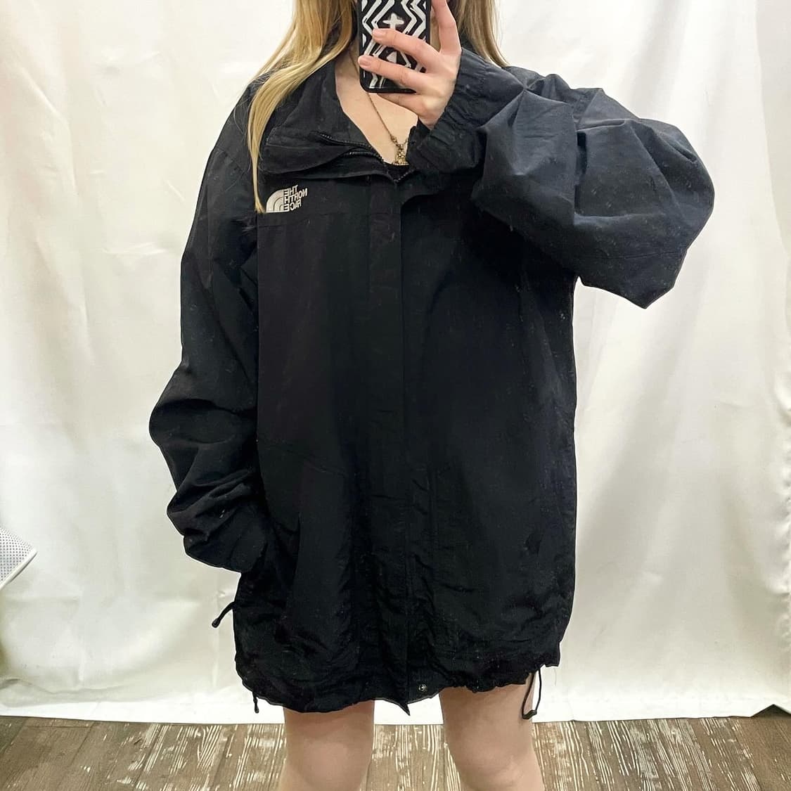 노스페이스 검정 바람막이 자켓 상품이미지1