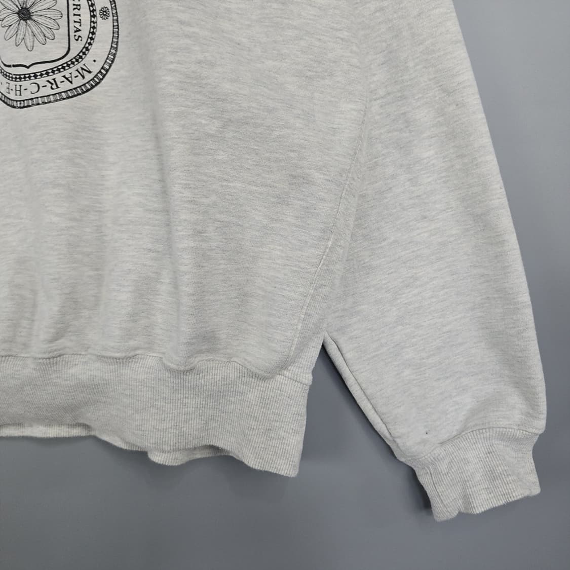 마르디메크르디 플로스 로고 맨투맨 FREE 상품이미지3