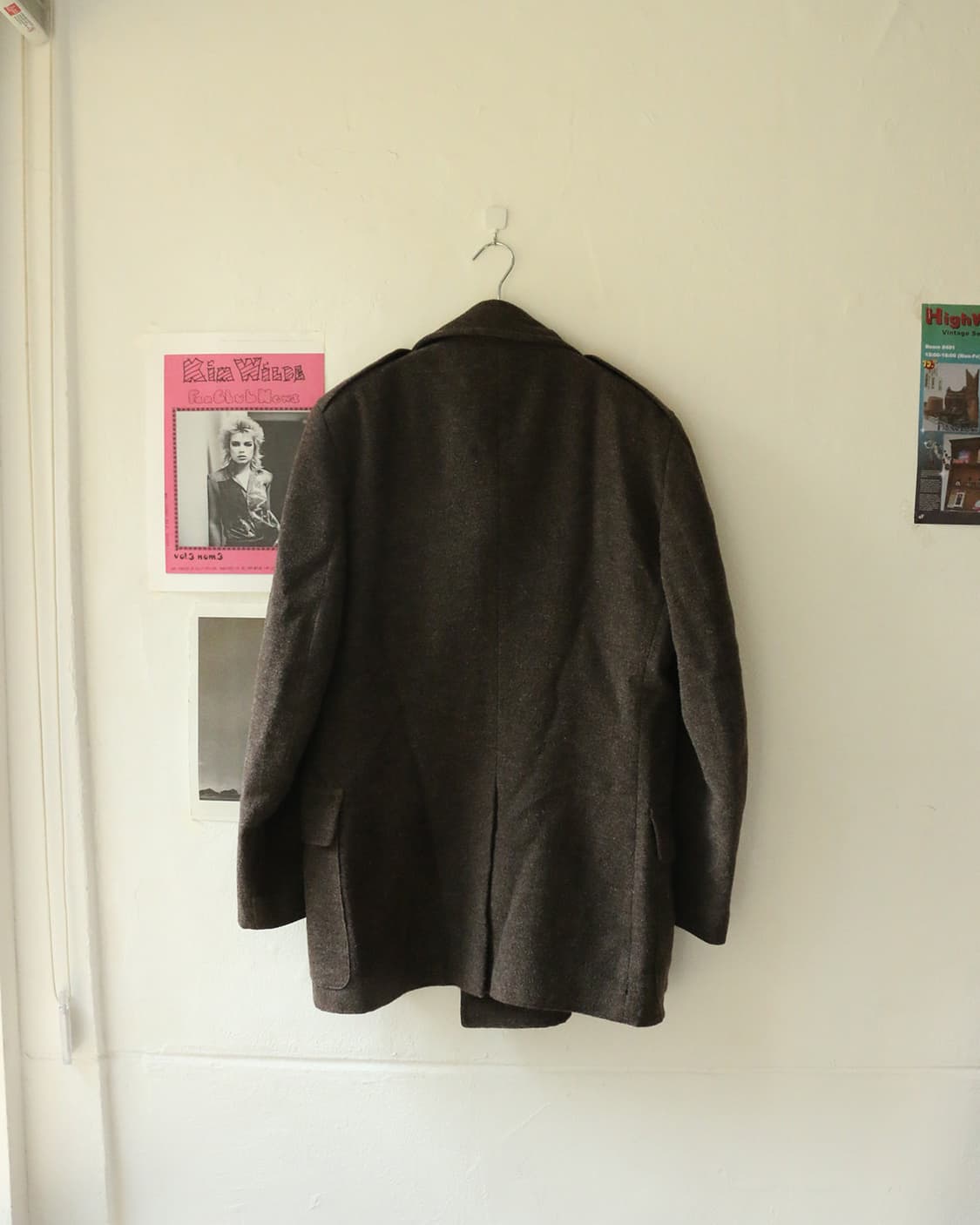  캐서린 햄넷 더블브레스티드 울 피 코트  상품이미지8