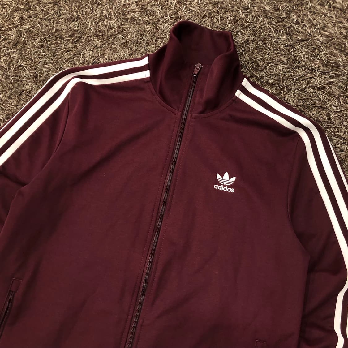 아디다스 베켄바우어 버건디 투웨이 져지 트랙 자켓 상품이미지2