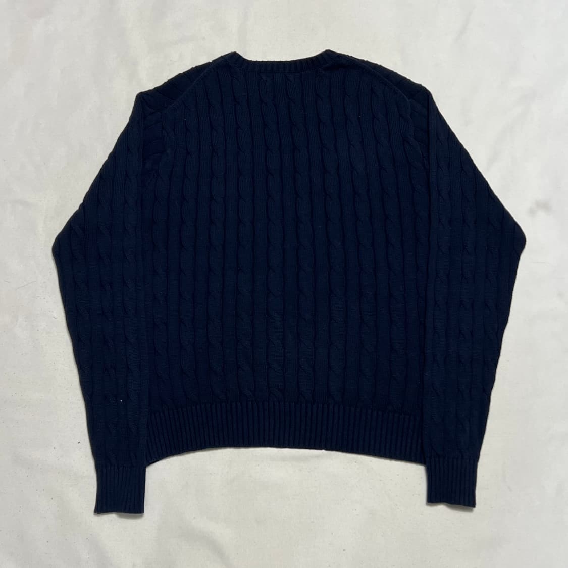 XL 폴로랄프로렌 코튼 네이비 케이블 니트 상품이미지3