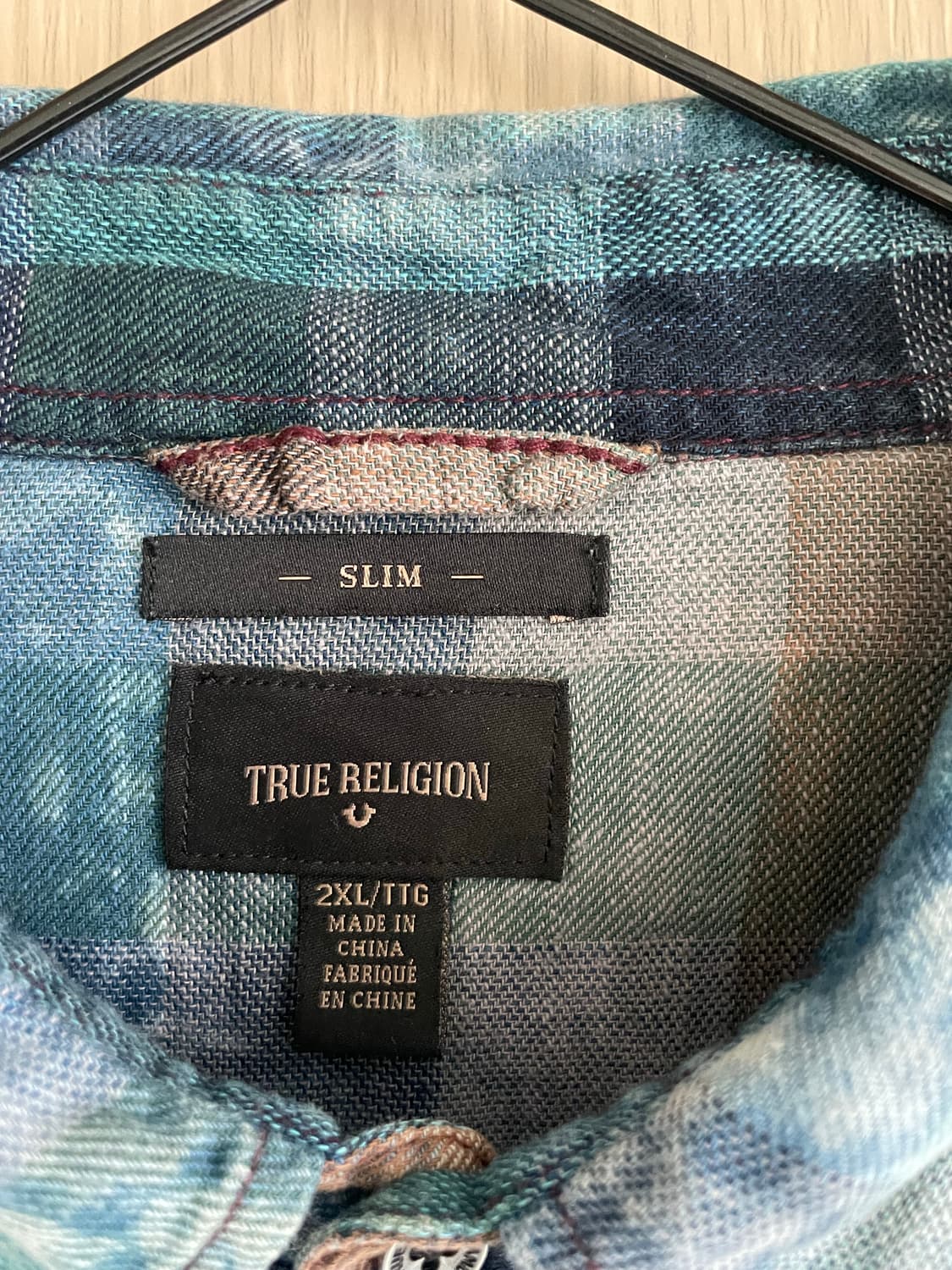 트루 릴리전 웨스턴 펑크 체크 셔츠 상품이미지3