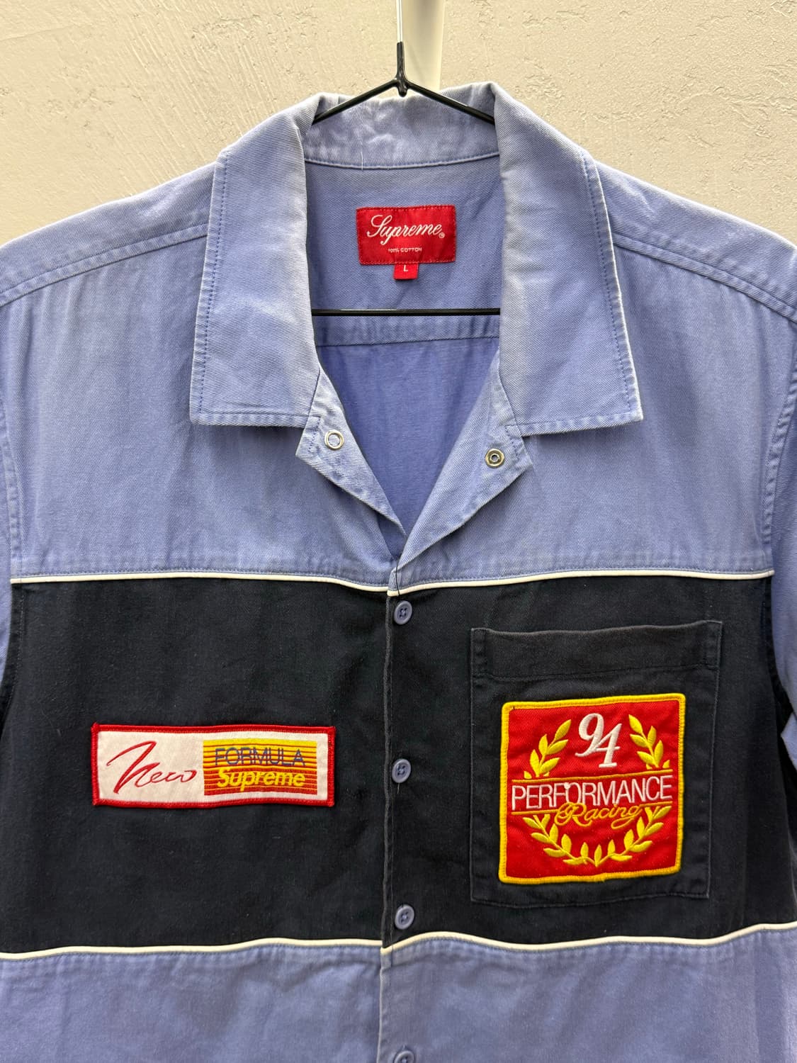 슈프림 14SS Formula 레이싱 반팔 셔츠 L 상품이미지3
