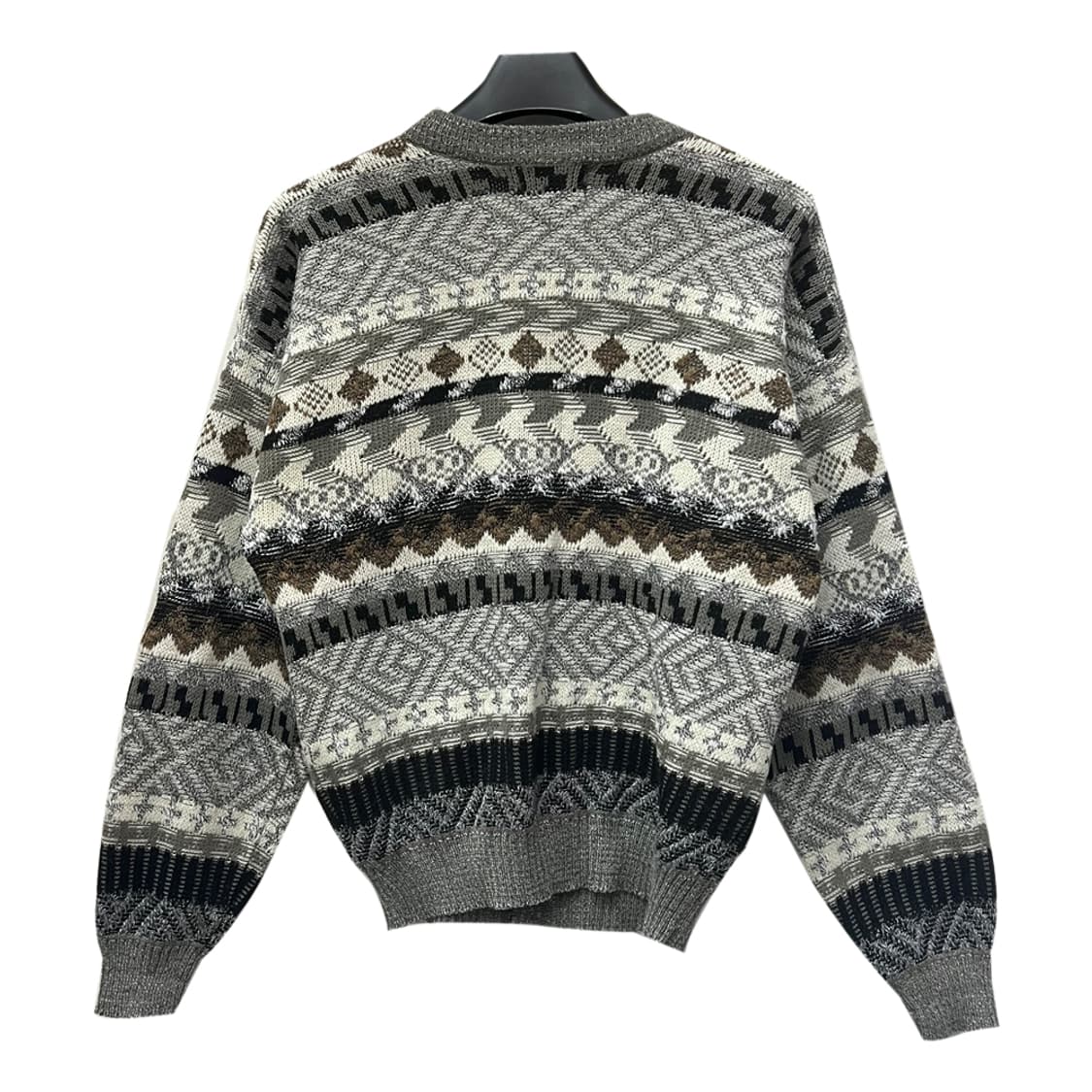 90s VTG 빈티지 노르딕 니트 가디건 M 상품이미지2