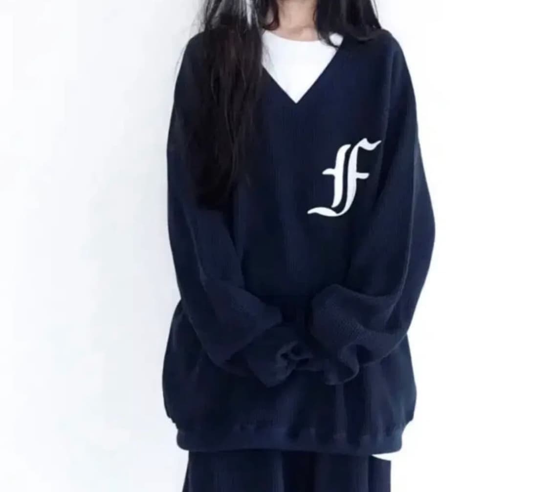 샵페어리 waffle boxy MTM (navy) 상품이미지1