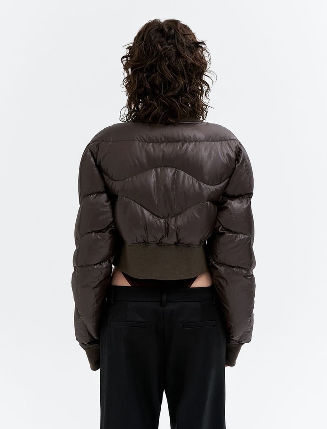Leey quilted down short jacket 퀼티드 상품이미지3