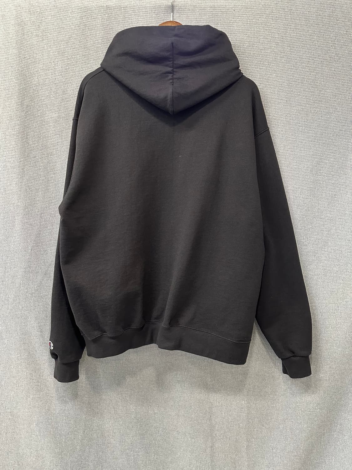 Champion 챔피온 챔피언 로고 블랙 집업 후드 상품이미지2