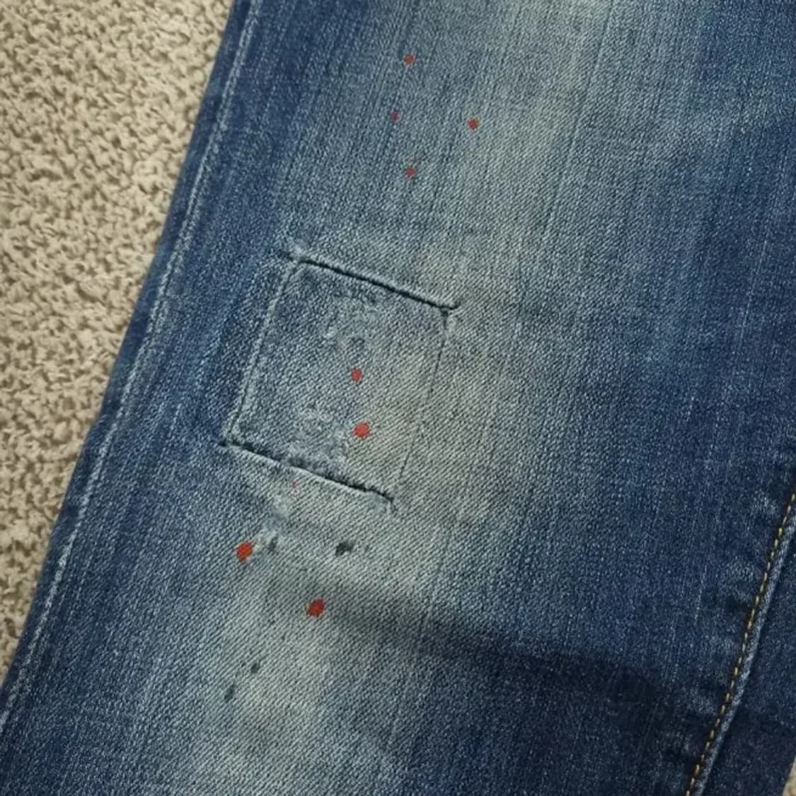 디스퀘어드2 남성 슬림핏 데미지 청바지 46 상품이미지8