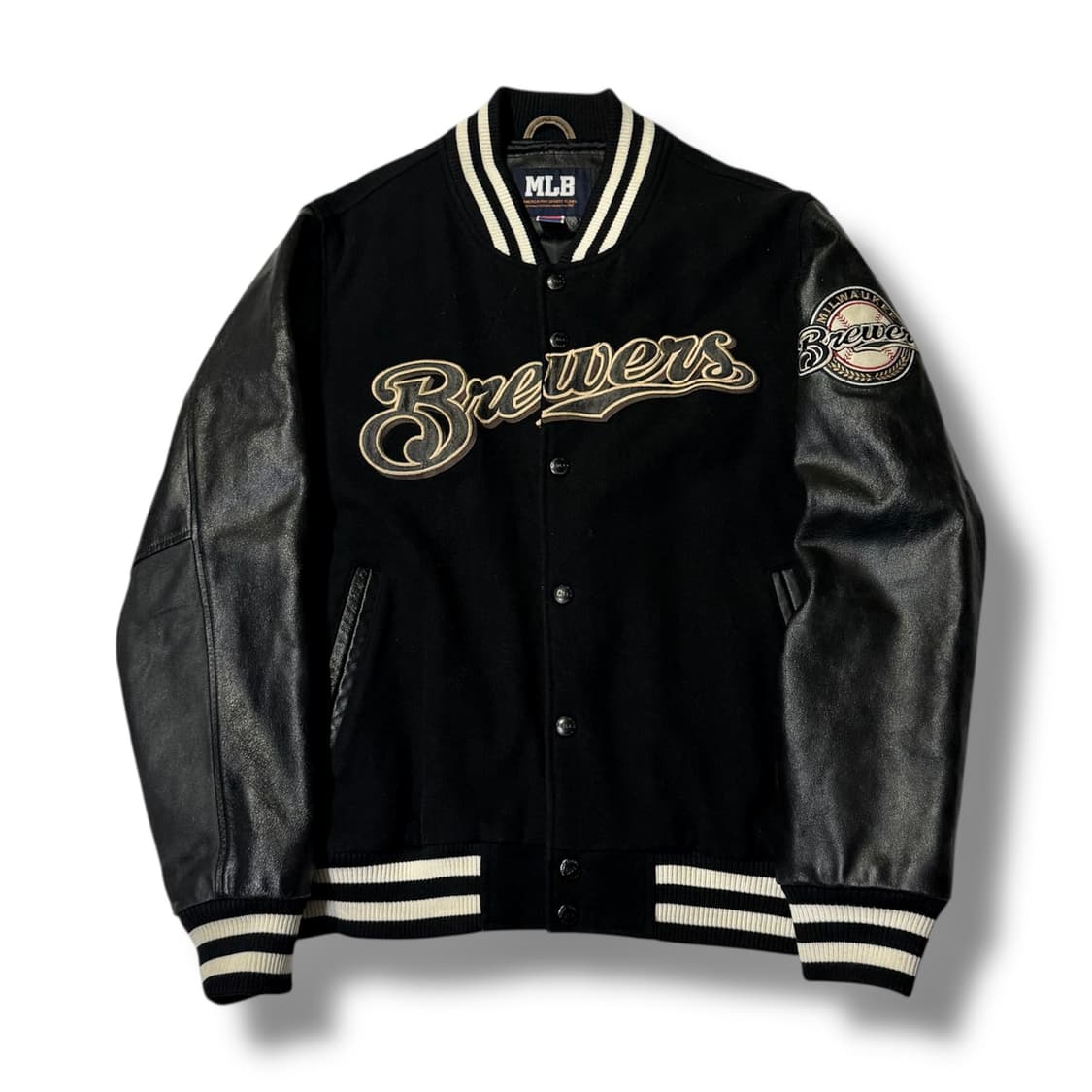 MLB 밀워키 브루어스 바시티 자켓 (XL) 상품이미지1