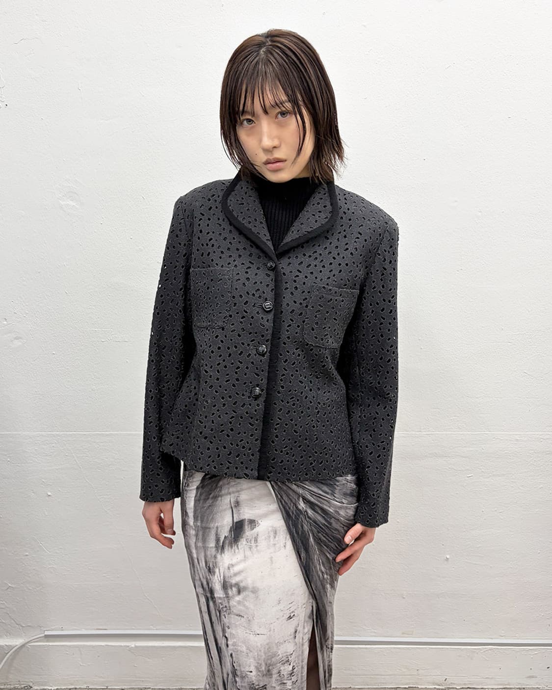 빈티지 펀칭 자켓 상품이미지4