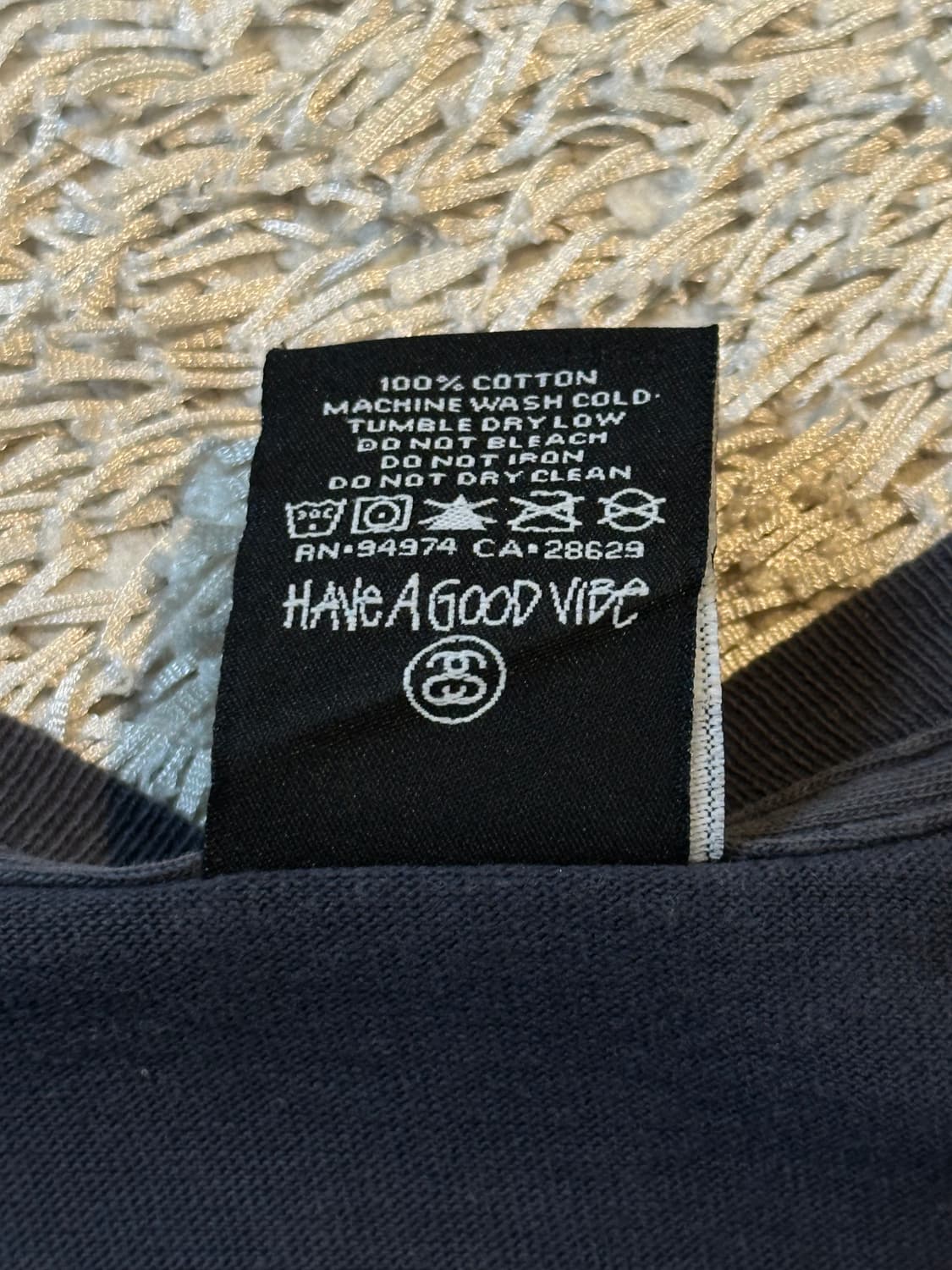 00's 스투시 STUSSY 베이직 로고 반팔 티셔츠 상품이미지7