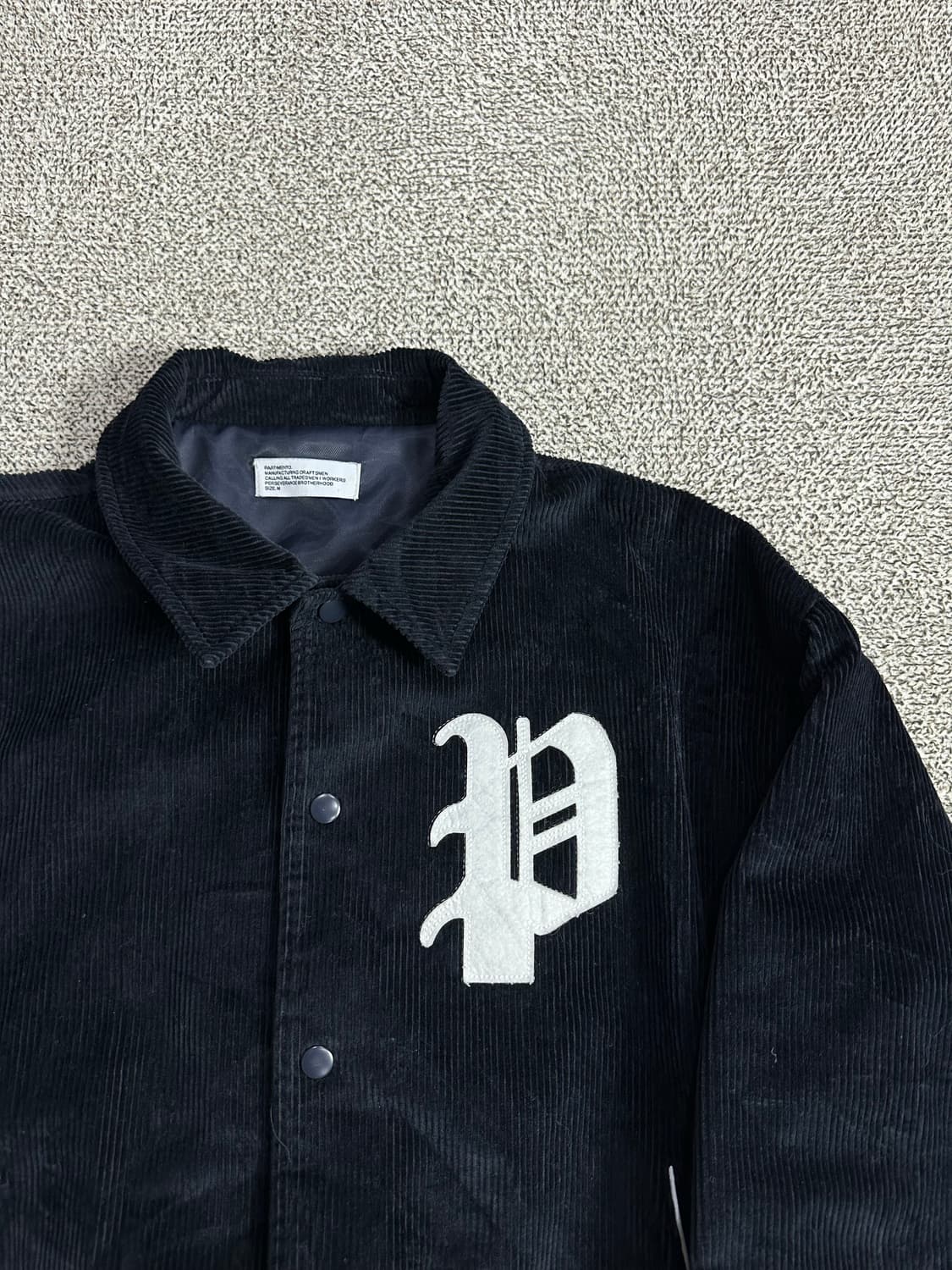 파르티멘토 코듀로이 바시티 자켓 상품이미지2