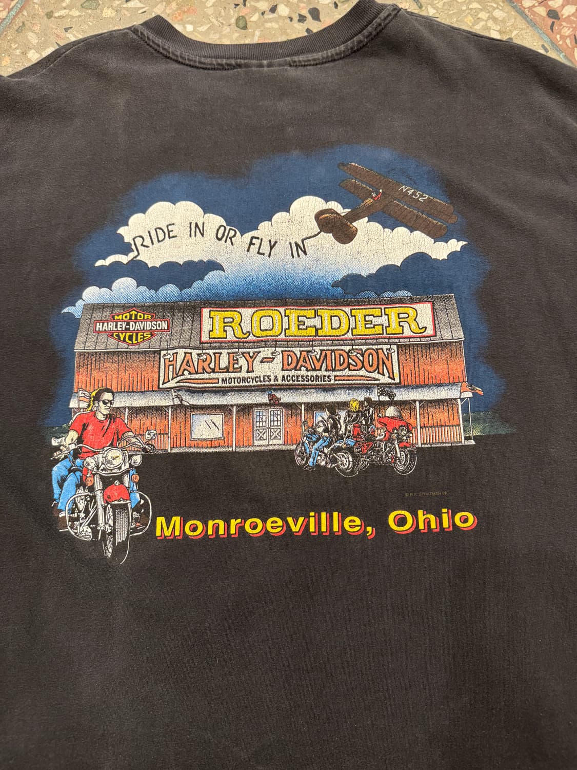 90s 할리데이비슨 티셔츠 (2XL) 상품이미지7