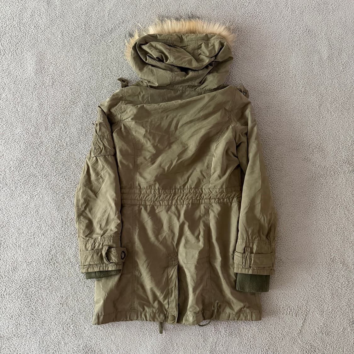 Fur military jacket 상품이미지4
