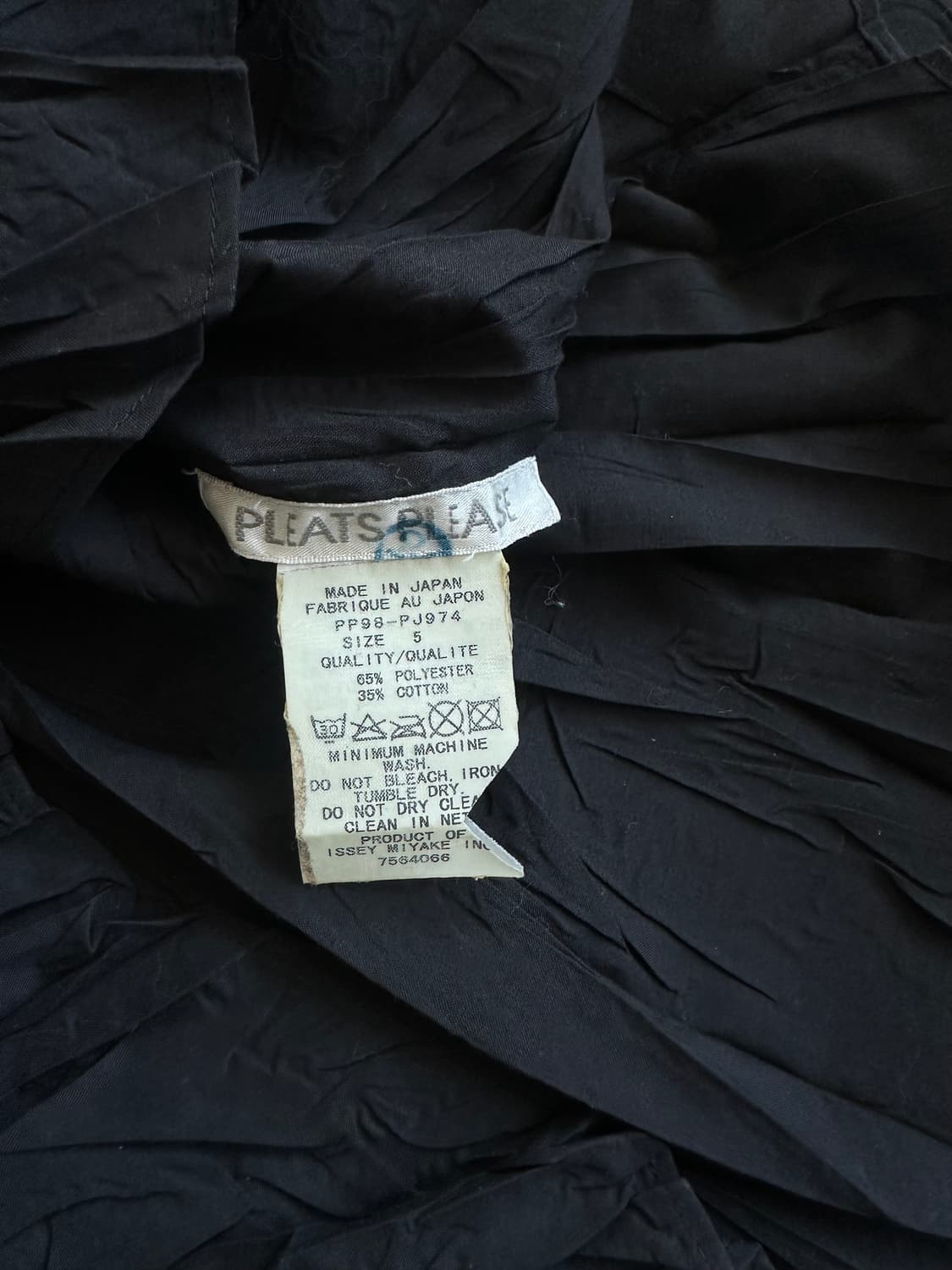 이세이미야케 플리츠플리즈 블랙 셔츠 상품이미지7
