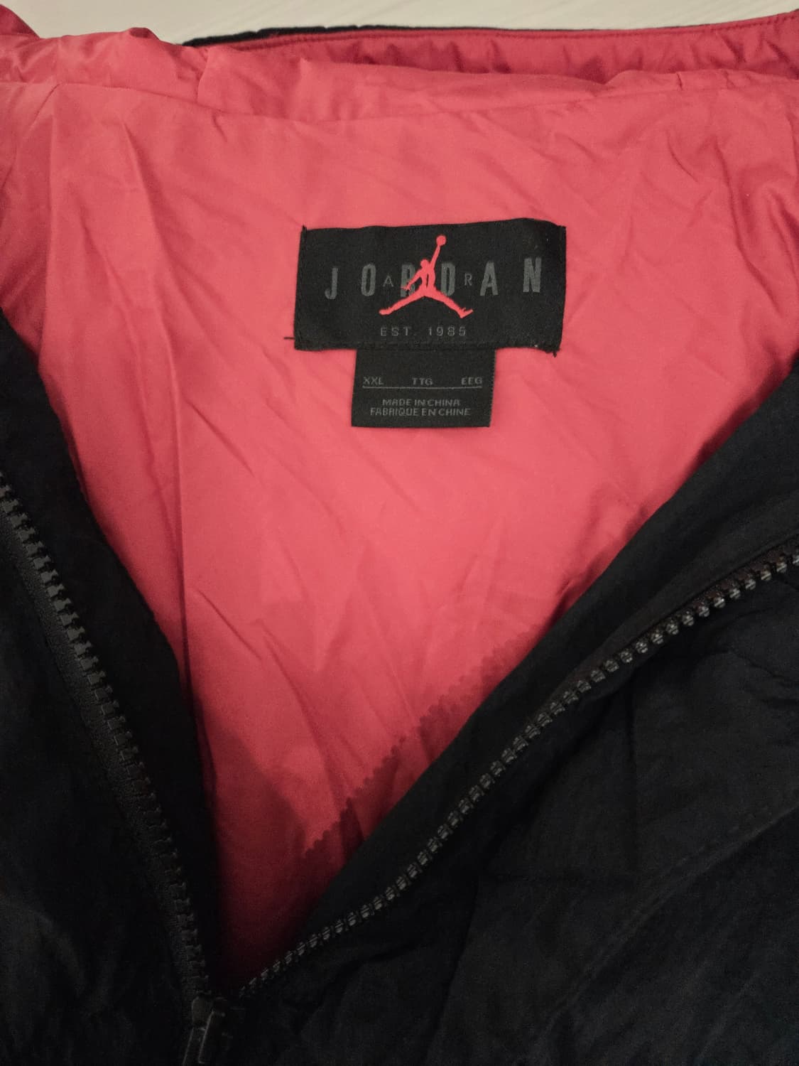 조던 에센셜 퍼퍼 블랙레드 패딩_XXL 상품이미지7