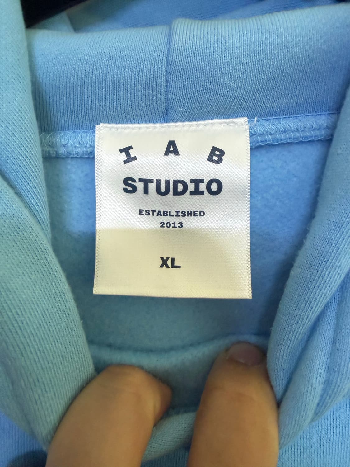 아이앱 후드티 스카이블루 XL 상품이미지3