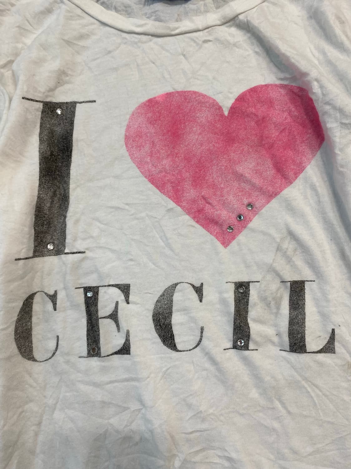 [Cecil Mcbee]I Love CeCil Print Slim Fit 상품이미지5