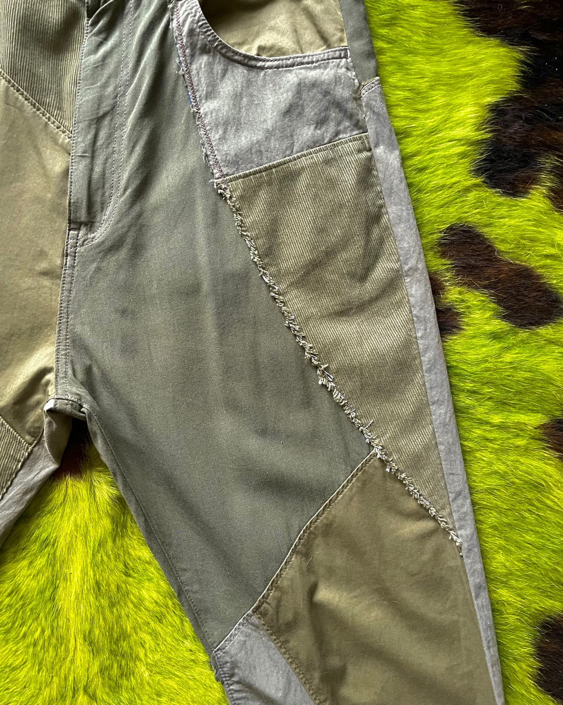 FRAP BOIS Archive Mixed Patch-Work Pants 상품이미지4