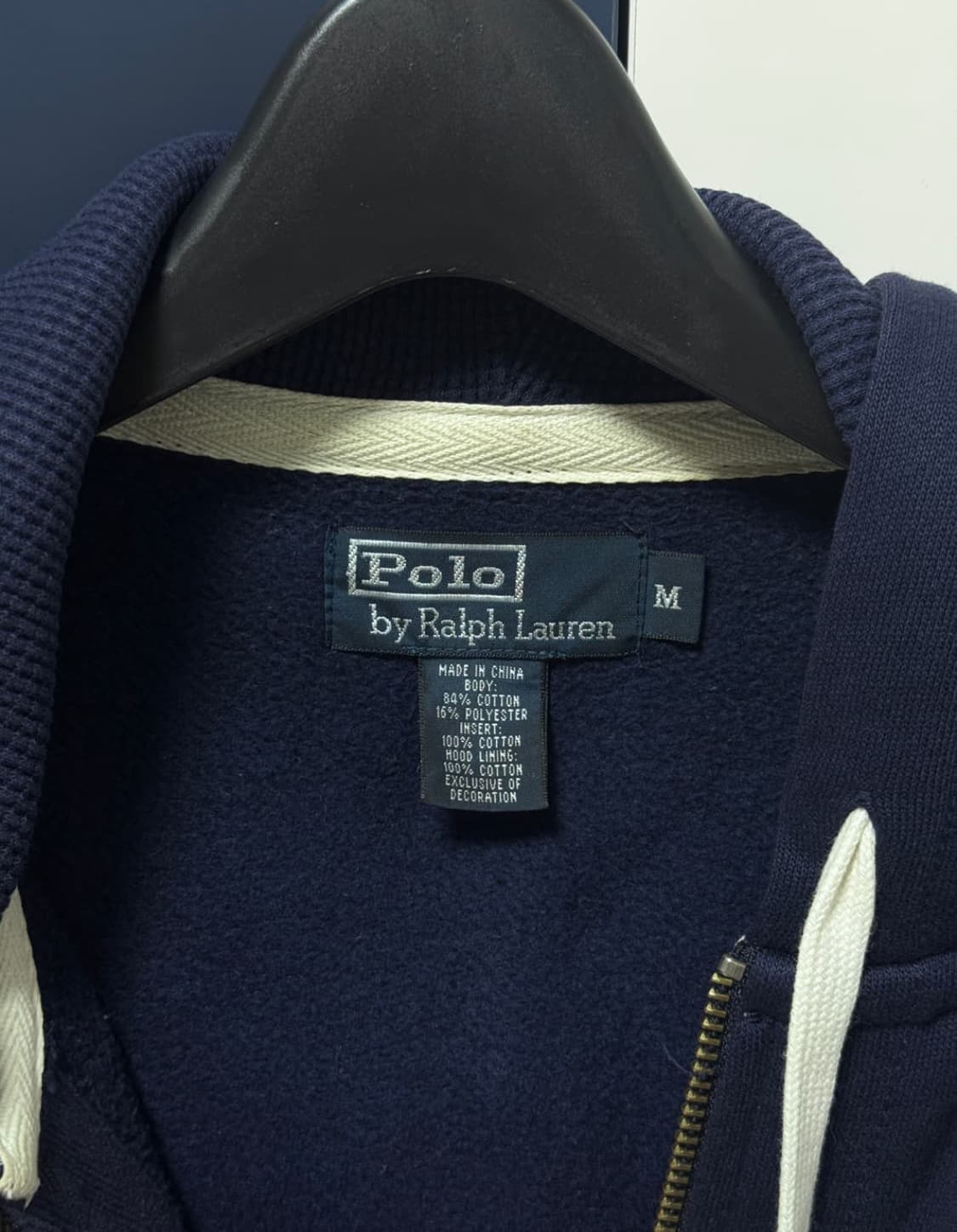 폴로 랄프로렌 후드집업 네이비 M 상품이미지3