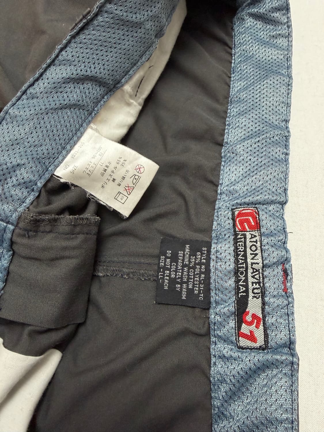 00s RATON LAVEUR 디테쳐블 와이드 카고팬츠 차콜 상품이미지6