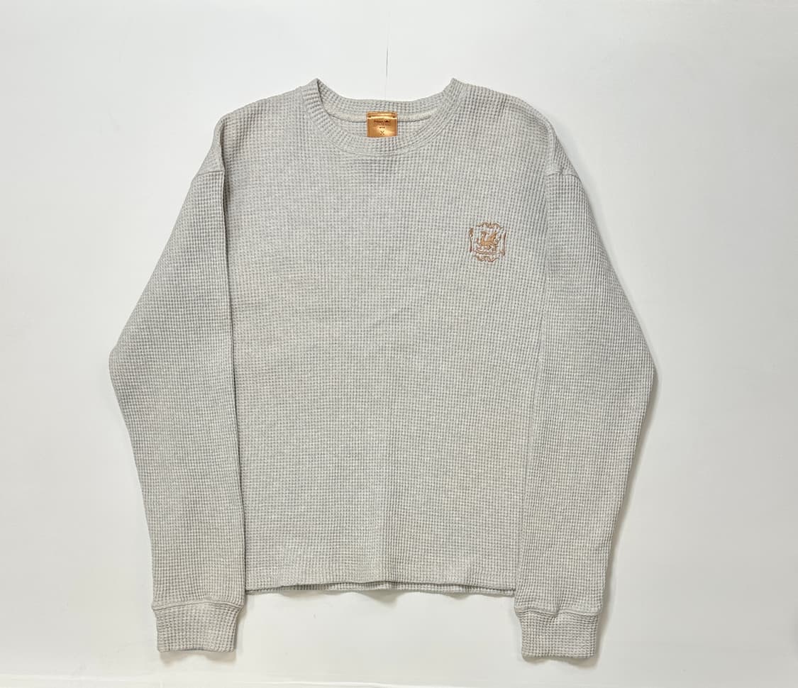 아이 스튜디오 베이지 와플 맨투맨 던전밥 XL 상품이미지3