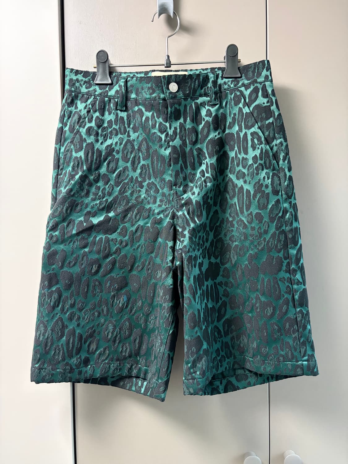 앤더슨벨 레오파드 자카드 쇼츠 apa492m 44사이즈 상품이미지1