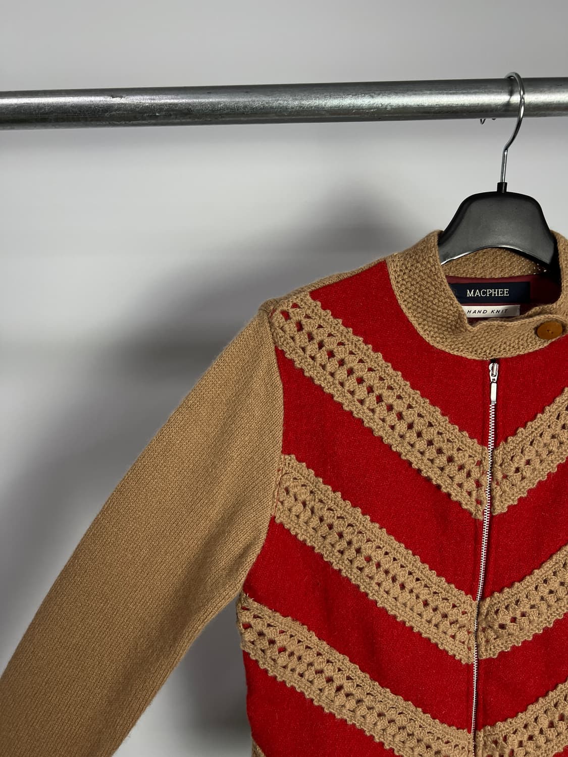 MACPHEE x HARRIS TWEED 니트 집업 상품이미지6