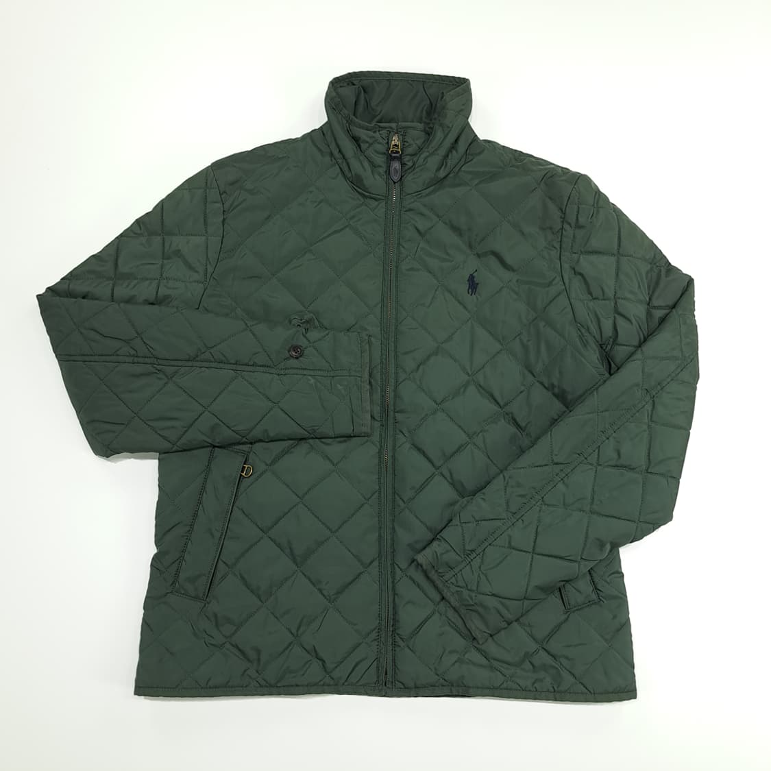 CN656W L 폴로 랄프로렌 포레스트그린 퀄팅 자켓 상품이미지2
