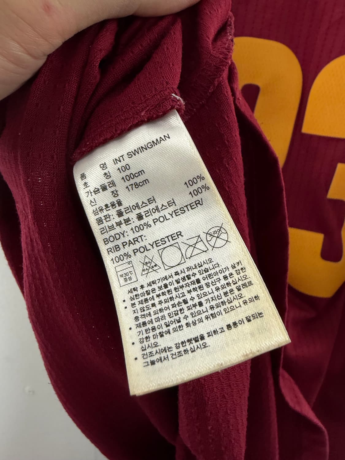 클리블랜드 르브론제임스 농구유니폼 스윙맨 농구의류 상품이미지3