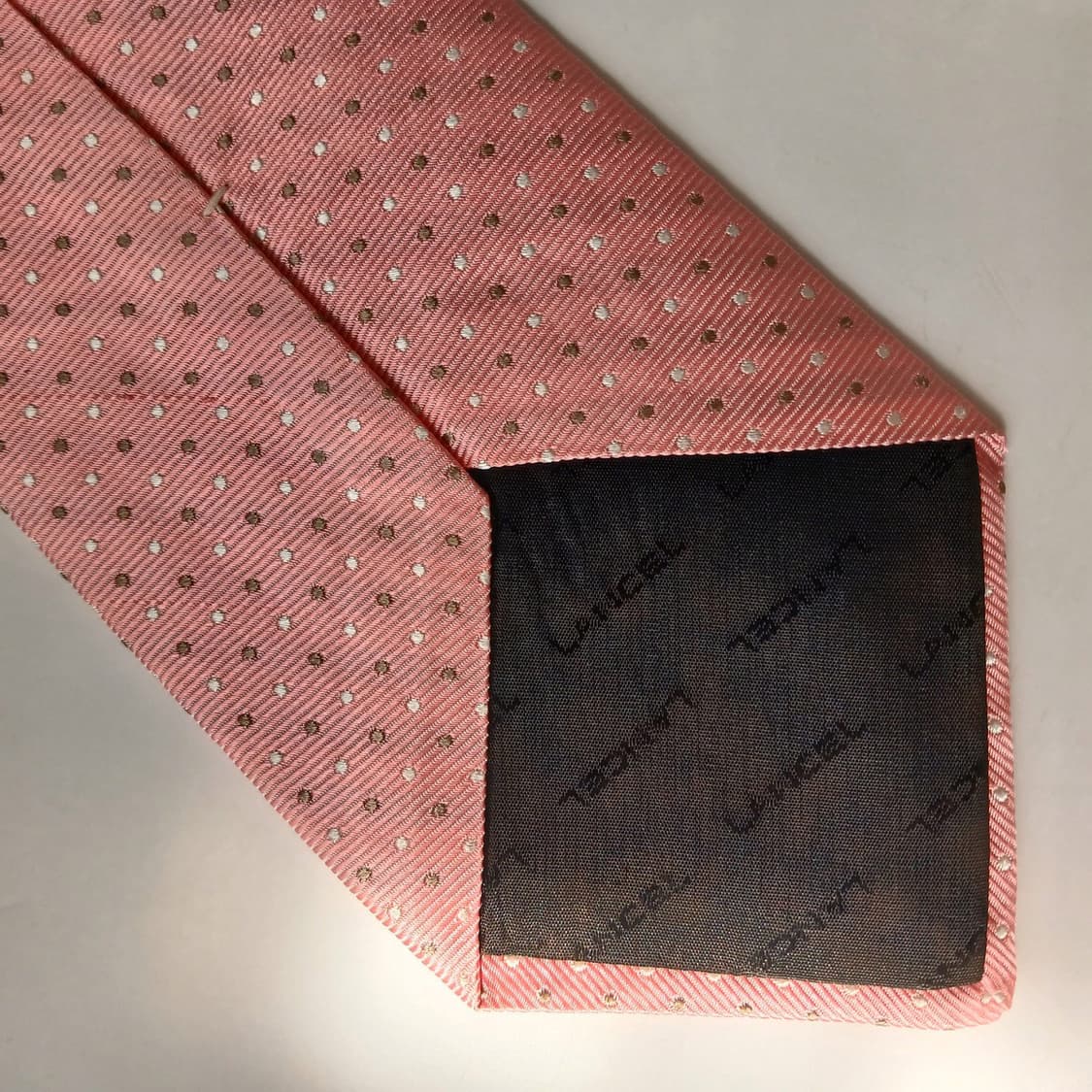 란셀 실크 핑크 도트 패턴 넥타이 9.7cm A+~A등급 E716
 상품이미지7