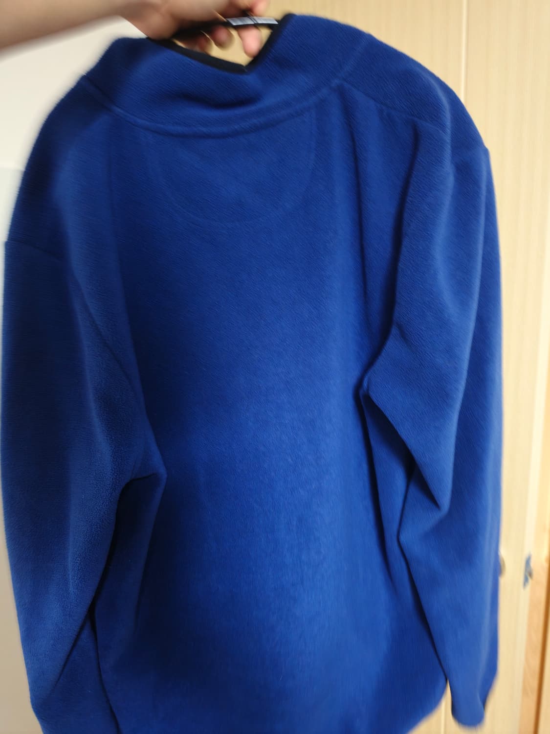 스투시 블루 플리스 하프집업 XL 상품이미지2