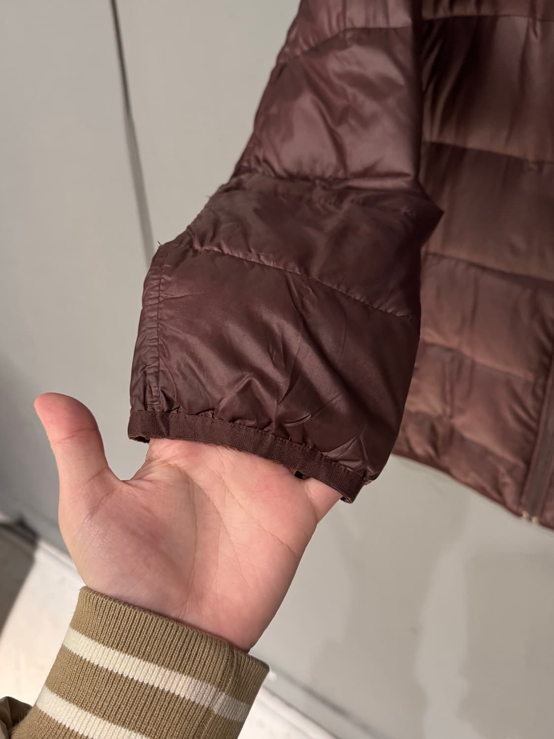 아디다스 버건디 라이트 후드 푸퍼자켓  상품이미지6