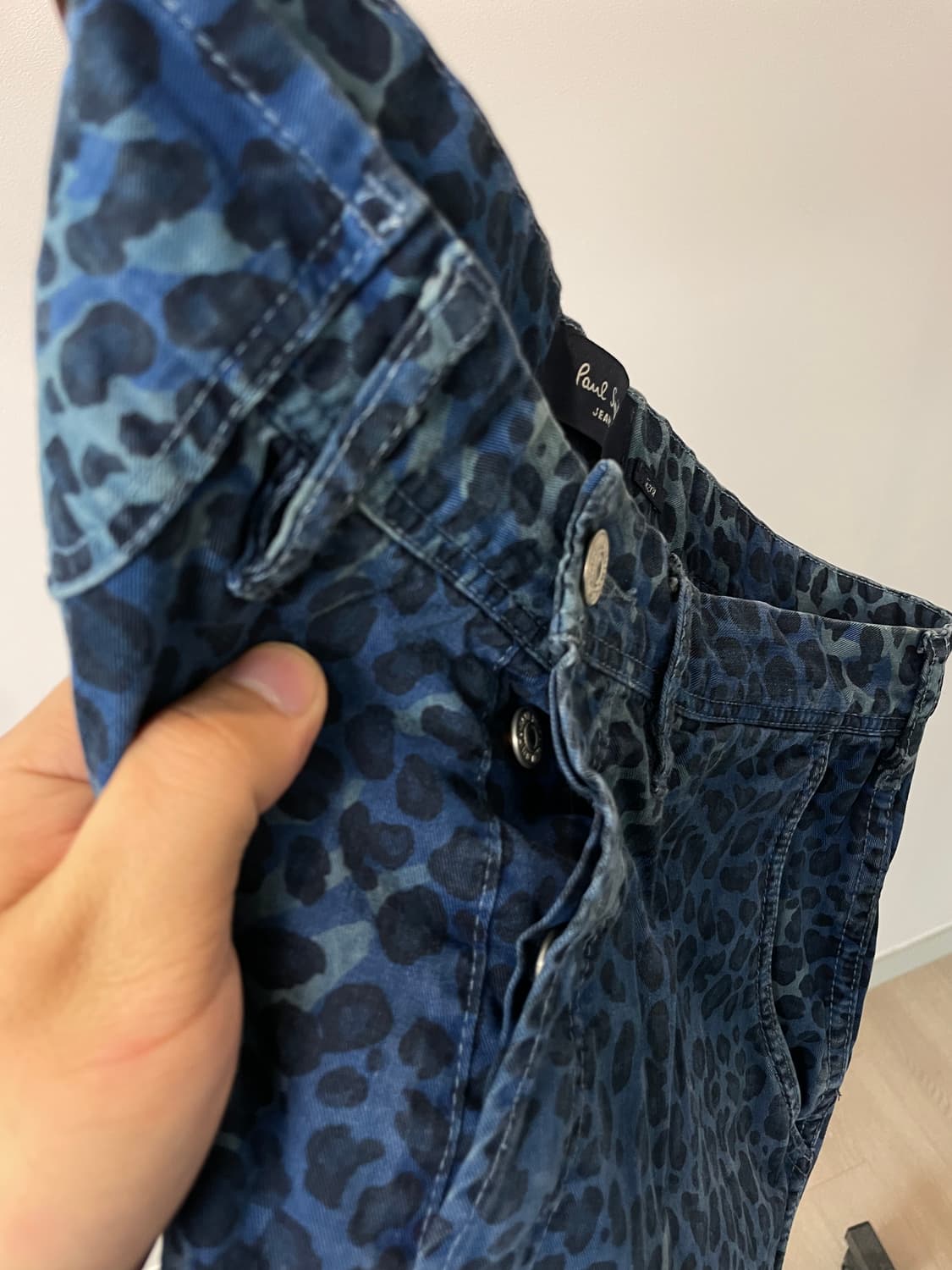 (34) Paul Smith 폴스미스 블루 레오파드 반바지 상품이미지5