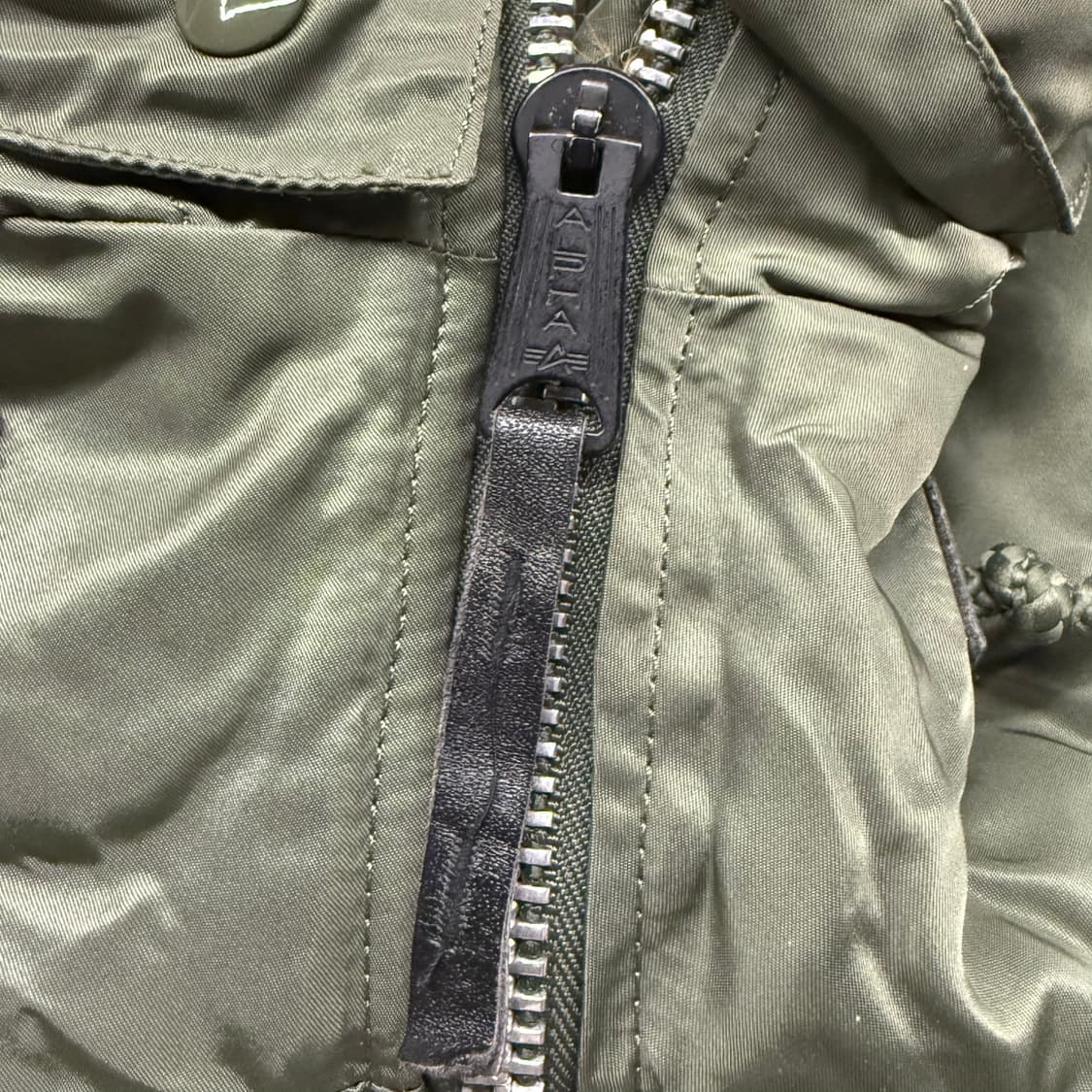 [정품/L] 알파인더스트리 N3B 항공 점퍼 카키 b19 상품이미지8