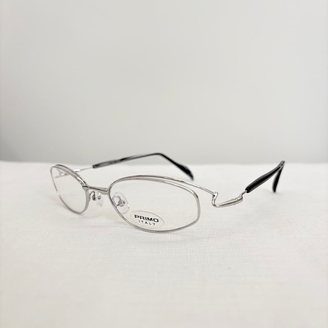 PRIMO 실버 오벌 빈티지 안경 상품이미지2
