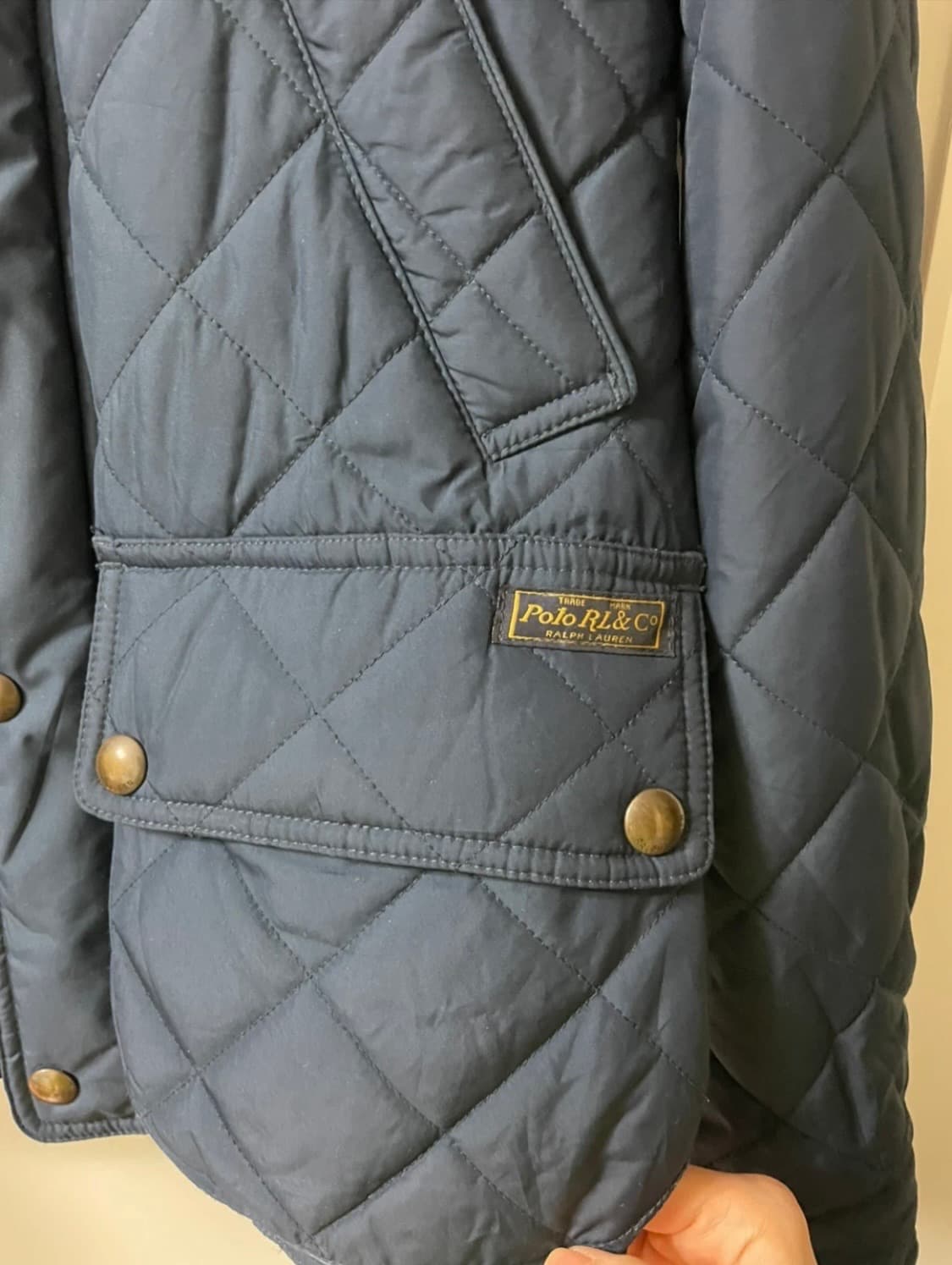폴로 랄프로렌 퀼팅 자켓 XS 상품이미지3
