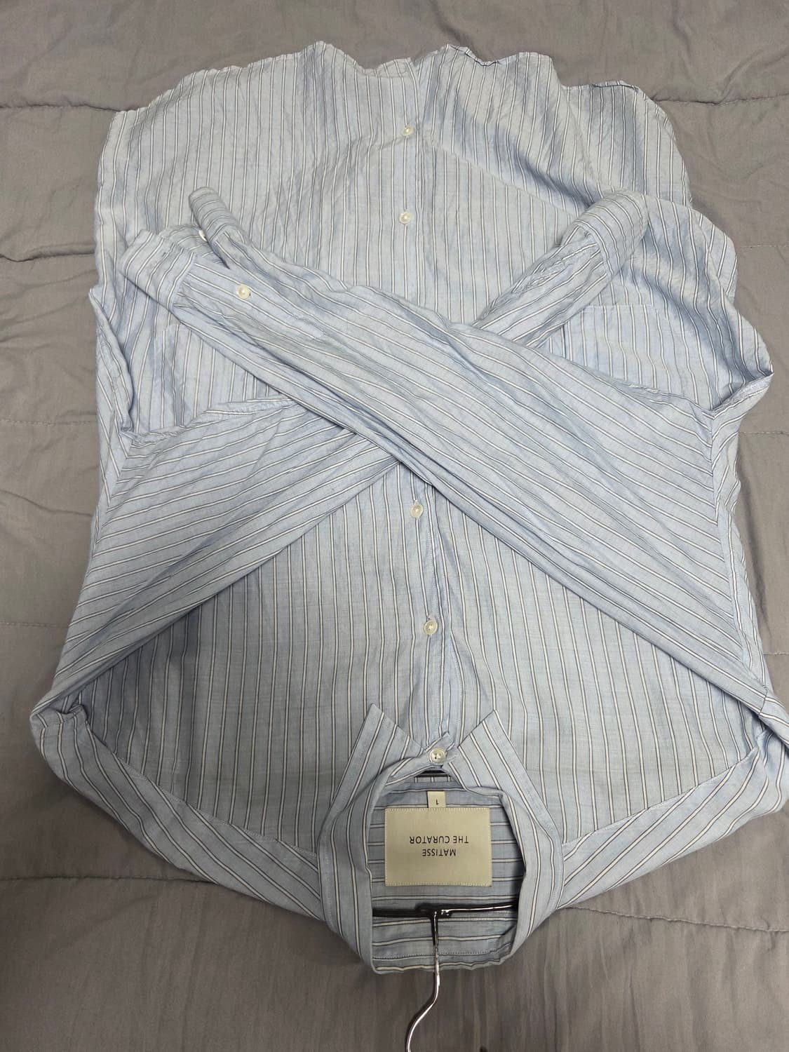 마티스더큐레이터 스트라이프 셔츠 상품이미지2