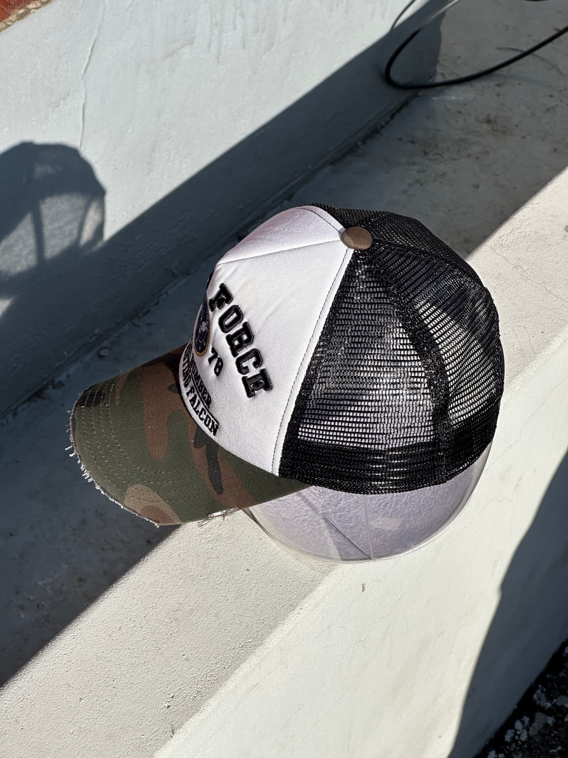 [F] 빈티지 에어포스 밀리터리 트러커 볼캡 모자 상품이미지3