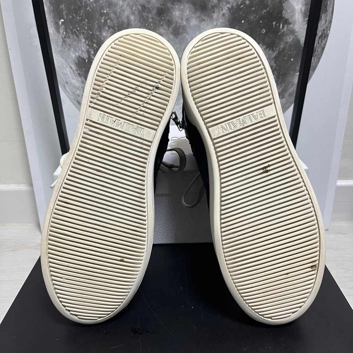 정품 43) 발망 레더 하이탑 부츠 스니커즈 275~280 상품이미지5