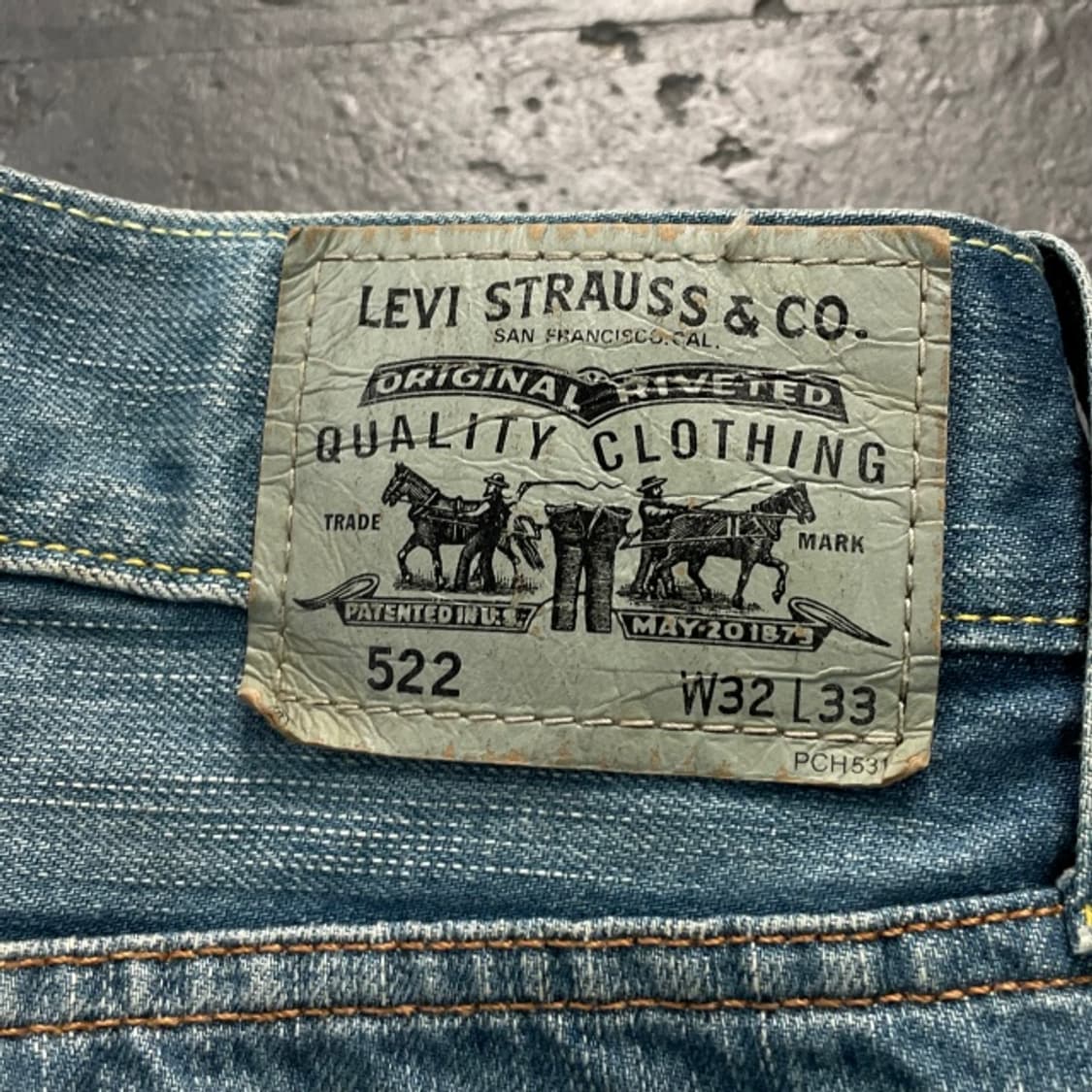 32 리바이스 522 청바지 상품이미지6