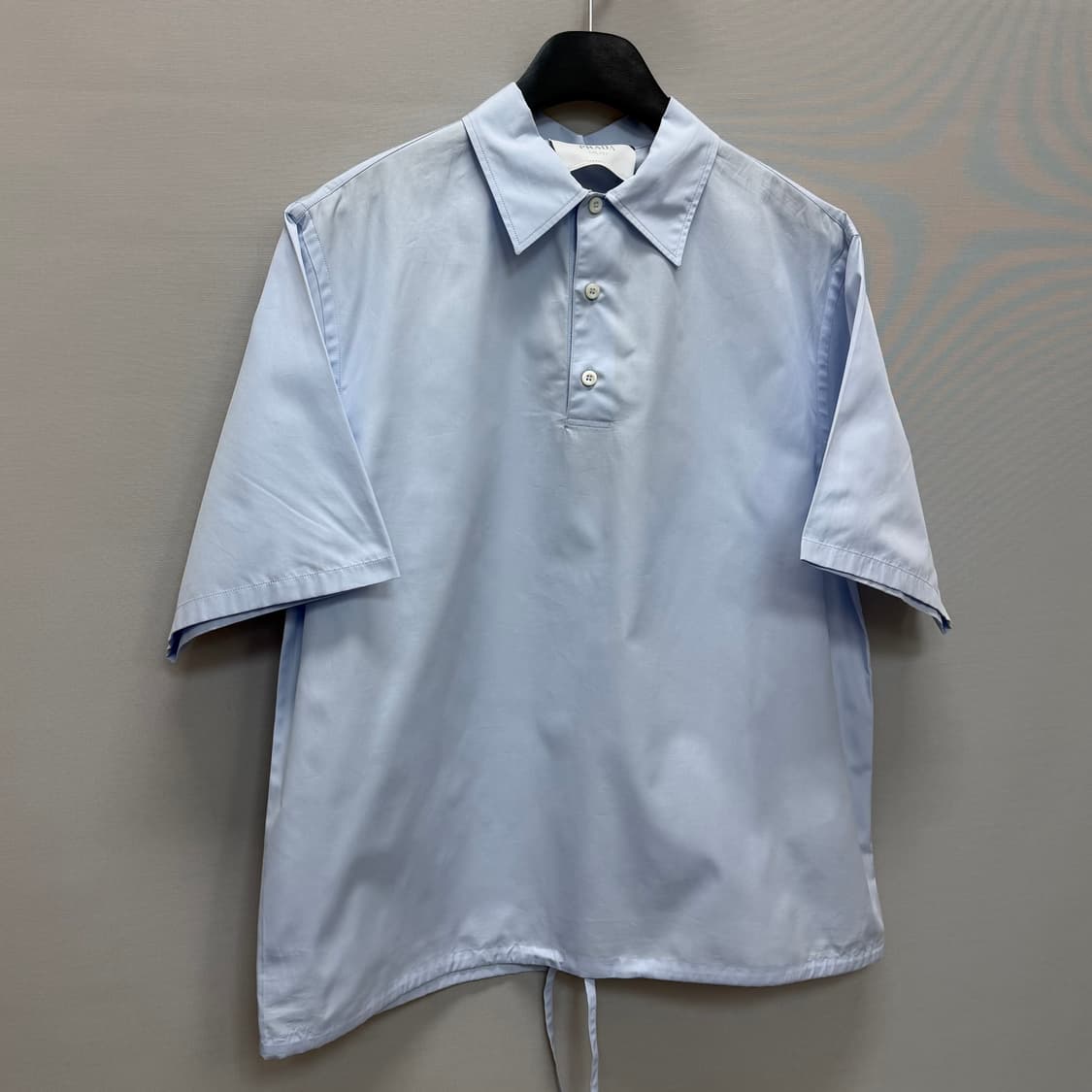 프라다 삼각로고 숏슬리브 코튼 셔츠 ( 100 ) 상품이미지2