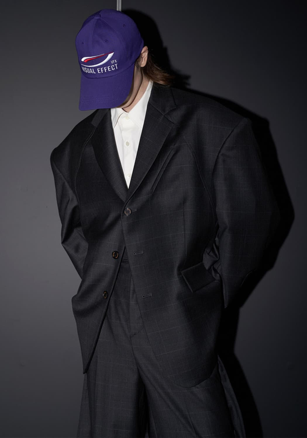 Csc divided panel blazer(1)(grey checked 상품이미지3