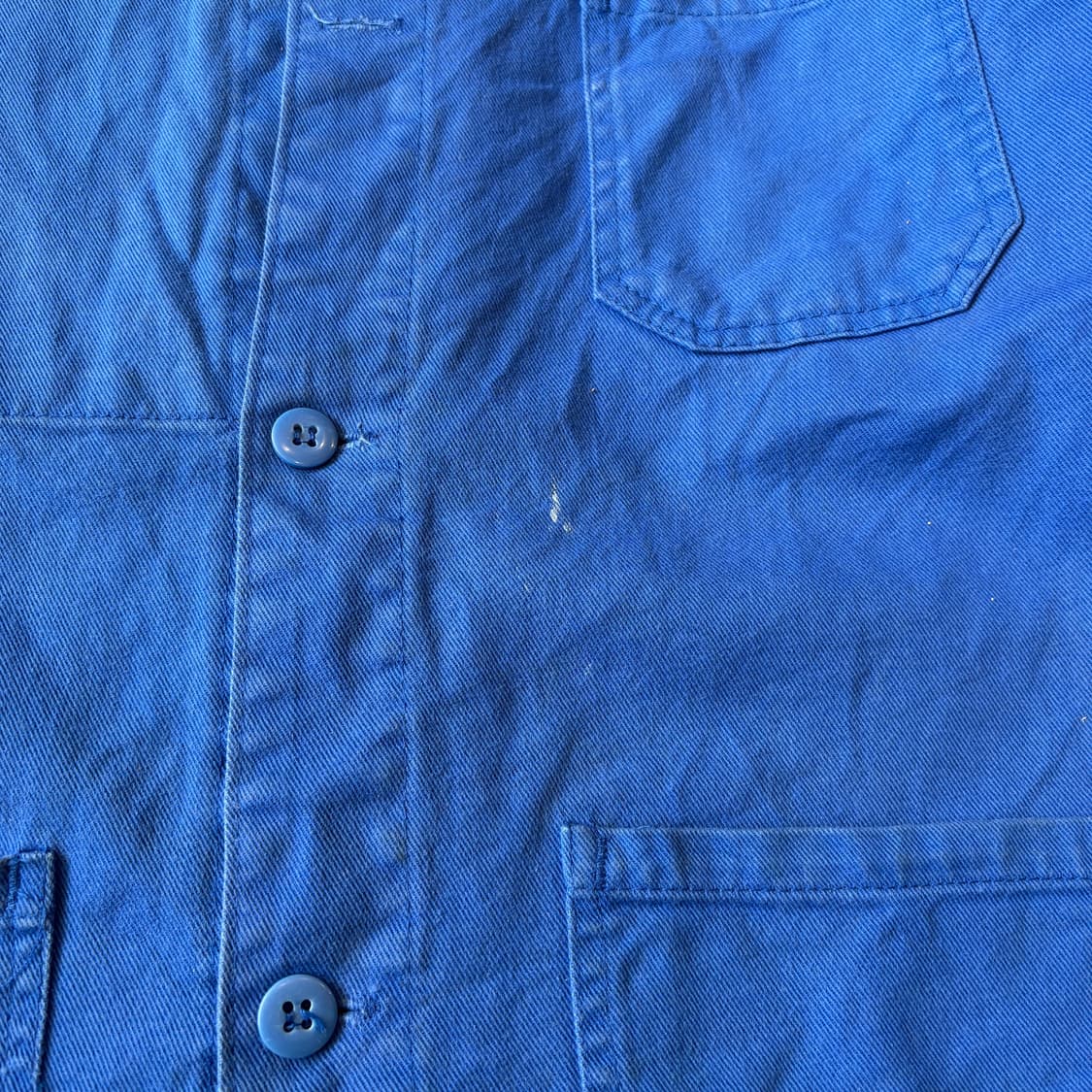 90년대 빈티지 프랑스 생산 프렌치 워크 트윌코튼 자켓 상품이미지6