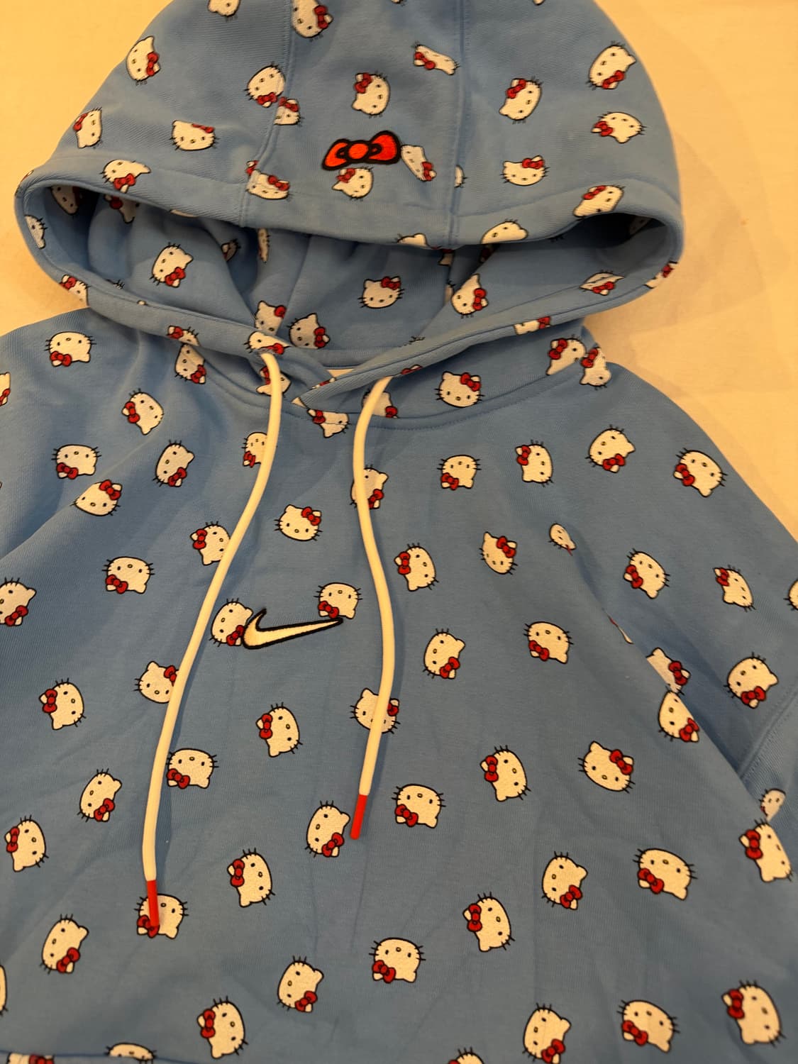 희귀) 나이키 X 헬로키티 NRG 플리스 후드티 블루 상품이미지2